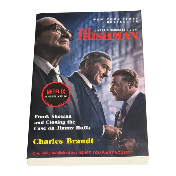 The Irishman Charles Brandt Movie Tie In Paperback True Crime - Picture 1 of 3